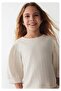 LIMI female child bamboo self-striped fabric loose pants suit - 3