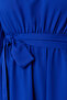 Cobalt Blue Belted Half Sleeve Woven Dress TCTSS24DB00009 - 5