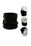 Black Biker Mask with Wind Mask and Ski Lovers - Fleece Neck Collar Set of Two - 4