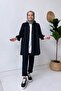Soft Hijab Suit - Black