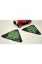 Dk Tuning Clover Logo Side Mudguard 3m 3d Chrome Metal Logo Emblem Set - 5
