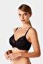 Women's Black 7003 Underwire Minimizer Bra