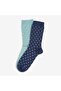 Women's 2-Piece Polka Dot Socks