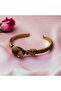 Antiallergic pure copper bracelet with zultanite stone - 3