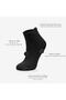 Black Winter Pilates Yoga Ballet And Dance Socks - 3