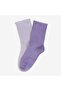 2 Pack Roll Top Elastic Non-marking Women's Organic Socks - 4