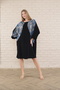 women's short sleeve midi length tunic dress - 8