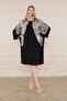 women's short sleeve midi length tunic dress - 8