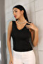الخامس الرقبة سميكة الأشرطة الأساسية الصيف المرأة تريكو القميص