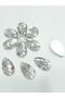Planted Stone - 18*27 Mm Drop Crystal (24 PIECES)