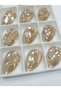 Crystal Planting Stone - 18*27 Mm Drop Gold (24 PCS) - 2