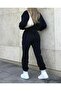Women's Black Tracksuit Bottom - 3