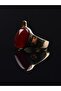 Natural Stone Agate Natural Stone Adjustable Women's Ring - 4