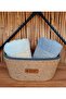 Handmade Wicker Basket And Towel Set, Hand Face Towel, Wicker Basket