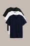 Men's Multi-Colored 100% Cotton T-Shirt Regular Fit Comfortable Cut V-Neck 3-Pack Basic T-Shirt