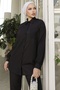 طقم قميص Movra Gingham - أسود - 3
