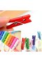 100 Colorful Mini Wooden Pegs - 8