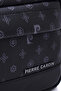 01pc002000 Men's Handbag Hand Quilt Clutch Bag Printed Black - 6