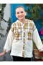 Girl's Plush Hooded Shirt Jacket - 4