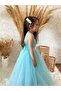 Girl's Long Evening Dress Graduation Wedding Dress - 3