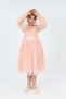 Girl's Lace Clipping Fabric Evening Dress Wedding Dress - 2