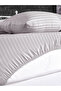 Cotton 180x200 Double Striped Elastic Sheet Set