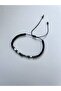 Morse Alphabet Hematite Stone Bracelet Natural Stone Gift Box - 4