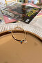 Dorica Bracelet with Letter L and Evil Eye Hanging