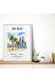 Single Framed Painting Watercolor Series Dubai, Abu Dhabi Poster Painting Tk/443