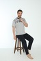 Summer Cotton Combed Men's Pajama Set - 3