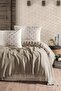 Jacquard Double Duvet Cover Papina Stone
