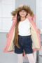 Girl's Removable Hooded Waterproof Down Coat - 3