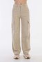 Girls' Cargo Pocket High Waist Wide Leg Jeans Jeans - 4
