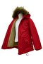 Unisex Winter Canvas Fabric Drawstring Fur Children's Hooded Coat Coat - 2