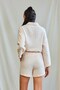 Şile Cloth Linen Shirt Shorts Top-Bottom Set - 3