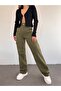 Light Khaki Cargo Pocket High Waist Palazzo Arpanar - 3