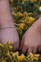 2 Pieces Square Embroidered Lover Couple bracelet - 3