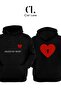 Unisex Women's and Men's the Key to Couple Lover Sweatshirt Set of 2 Black - 2