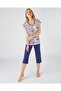 Printed Striped Double Pajamas Set