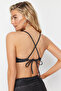 Black Bralet Glitter Bikini Top TBESS24BU00106 - 5