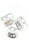 3 Pieces Non-Tarnish Surgical Steel Hoop Earrings (8 mm,10 mm,12 mm) Silver Color - 6