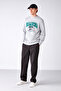 Waylen Men's Regular Fit College Printed Grimelange Sweatshirt with Fleece Inside - 4