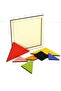 15-Piece Tangram Set 10*10 cm (7 Pieces Educational Colorful Wooden Mind Intelligence Logic Game) - 3