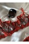 Black-Red Bralet Takımı - 4