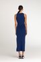 Soft Touch Slit Detailed Sleeveless Dress Navy Blue - 6