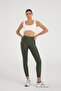 High Waist Extra Supportive Sports Leggings Khaki