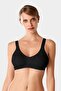 Women's Black 7000 Cotton Comforting Minimizer Bra