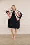 women's short sleeve midi length tunic dress - 6