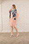 women's short sleeve midi length tunic dress - 3