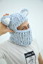 GRİ KİTTY BALAKLAVA BERE - 3